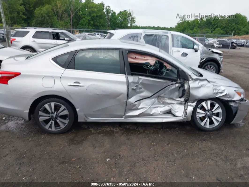 2019 Nissan Sentra Sv Silver vin: 3N1AB7AP2KY298226