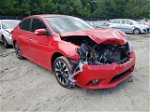 2019 Nissan Sentra S Красный vin: 3N1AB7AP2KY347232