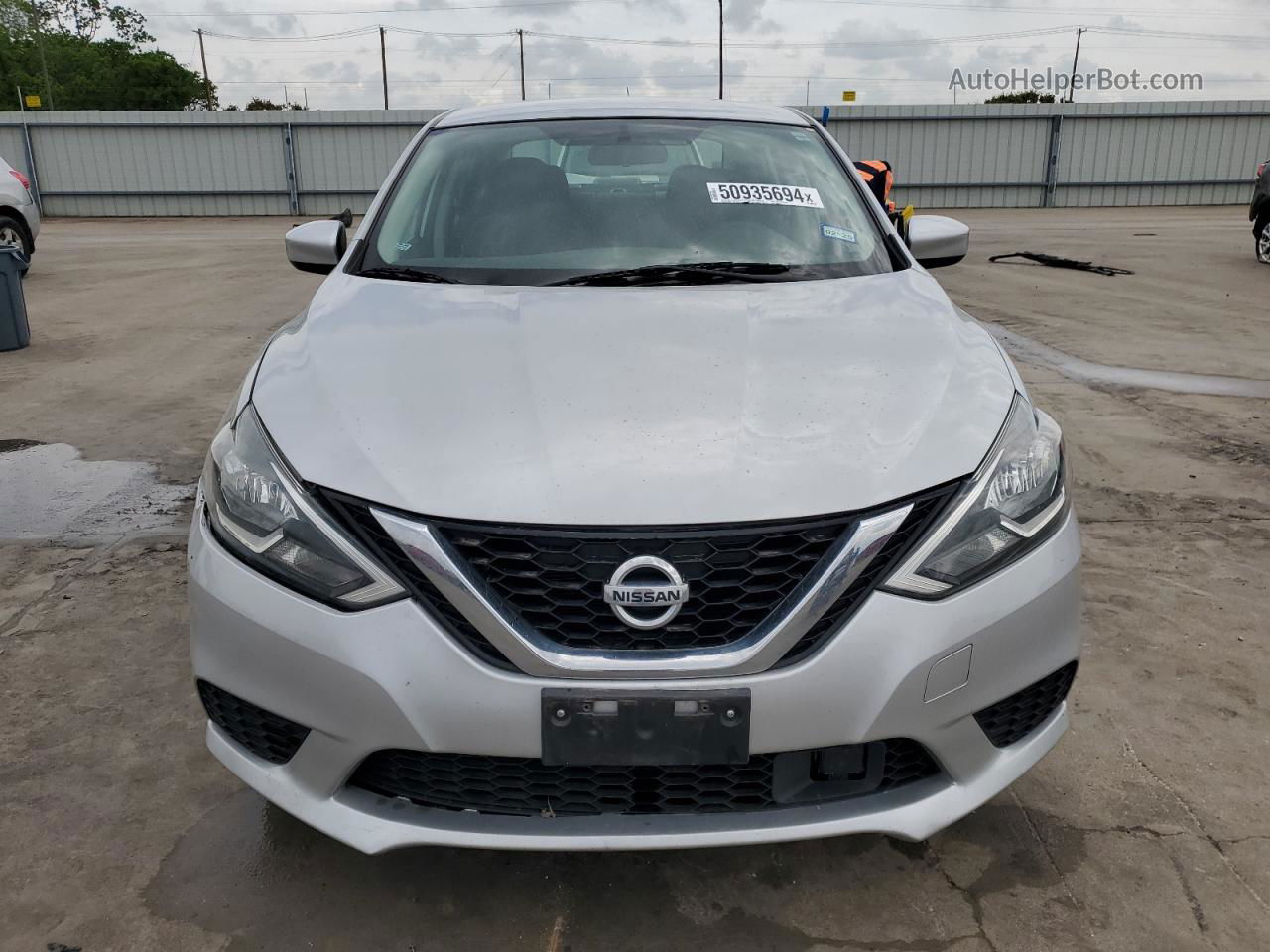 2019 Nissan Sentra S Серебряный vin: 3N1AB7AP2KY350437