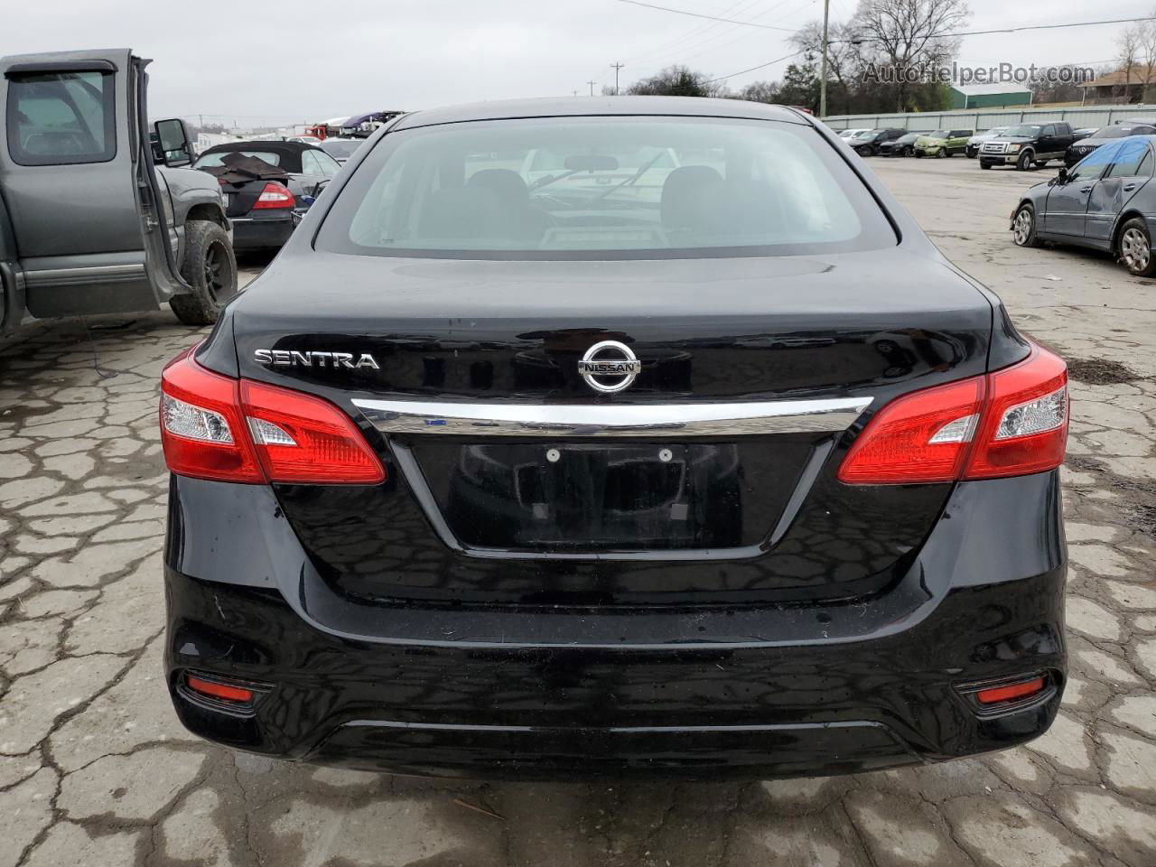 2019 Nissan Sentra S Black vin: 3N1AB7AP2KY353256