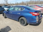 2019 Nissan Sentra S Blue vin: 3N1AB7AP2KY357968