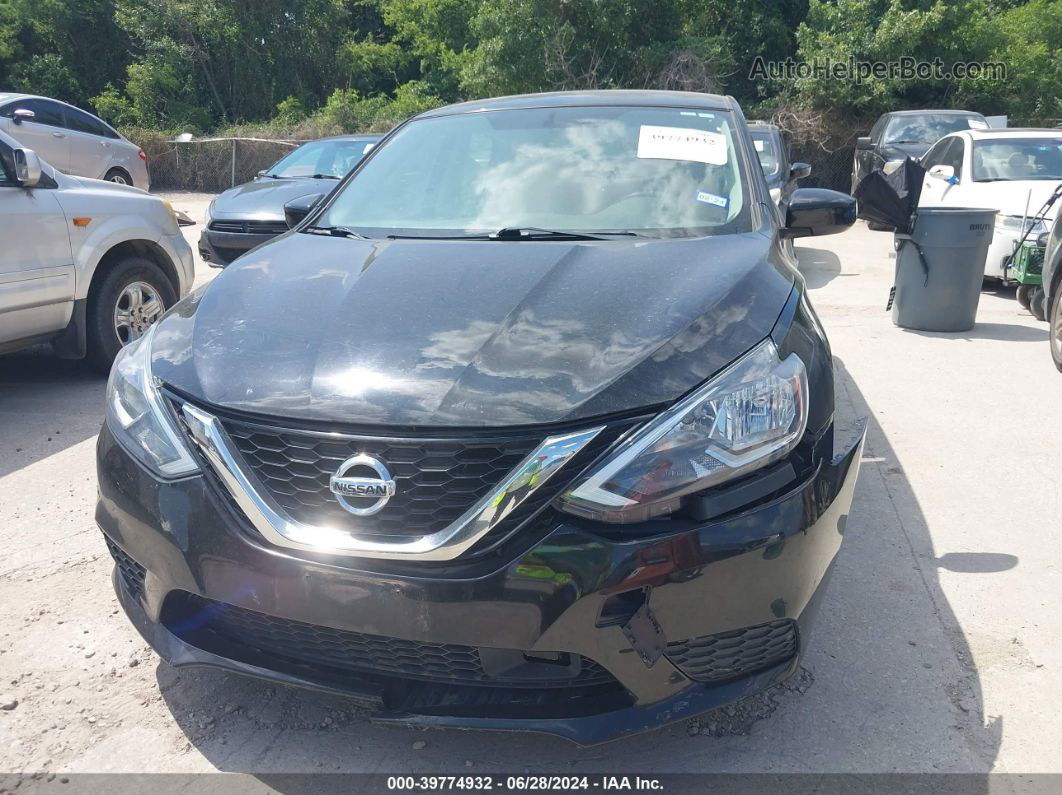 2019 Nissan Sentra Sv Black vin: 3N1AB7AP2KY358151