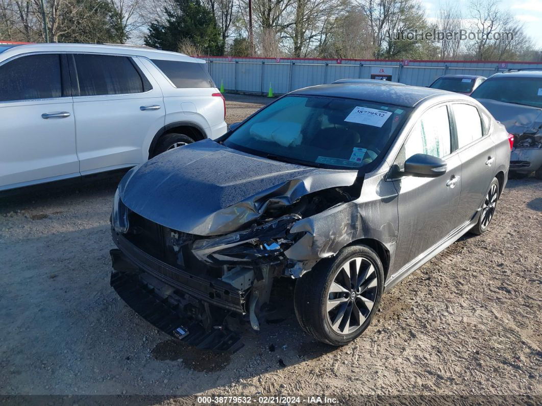 2019 Nissan Sentra Sr Pewter vin: 3N1AB7AP2KY381283