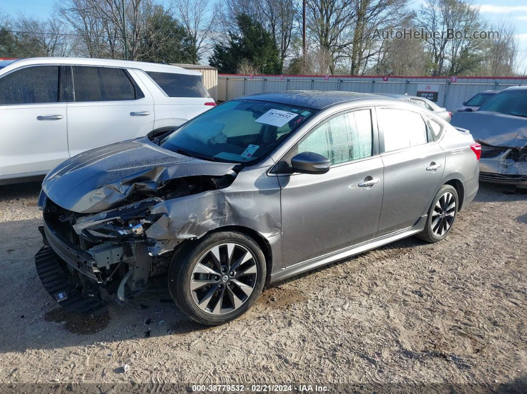 2019 Nissan Sentra Sr Pewter vin: 3N1AB7AP2KY381283