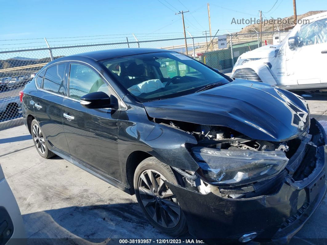 2019 Nissan Sentra Sr Black vin: 3N1AB7AP2KY388489