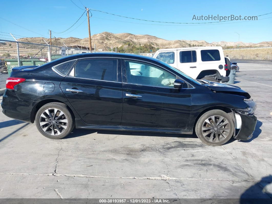 2019 Nissan Sentra Sr Black vin: 3N1AB7AP2KY388489