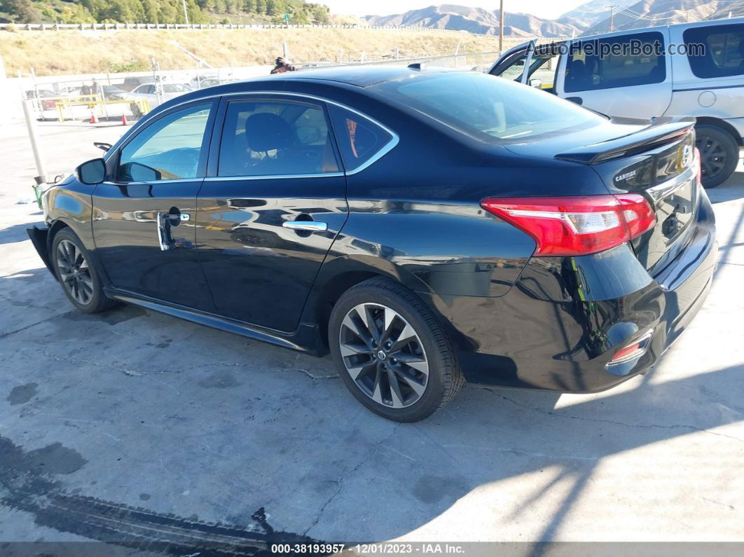 2019 Nissan Sentra Sr Black vin: 3N1AB7AP2KY388489