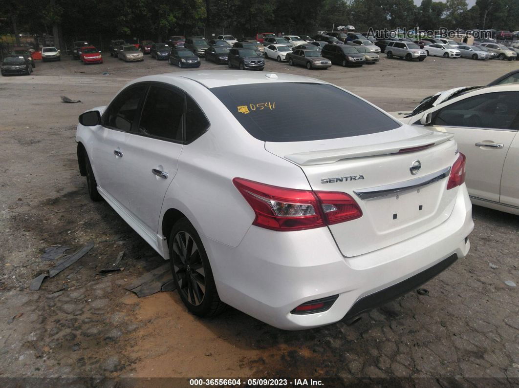 2019 Nissan Sentra Sr White vin: 3N1AB7AP2KY410541