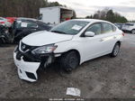 2019 Nissan Sentra S White vin: 3N1AB7AP2KY417764