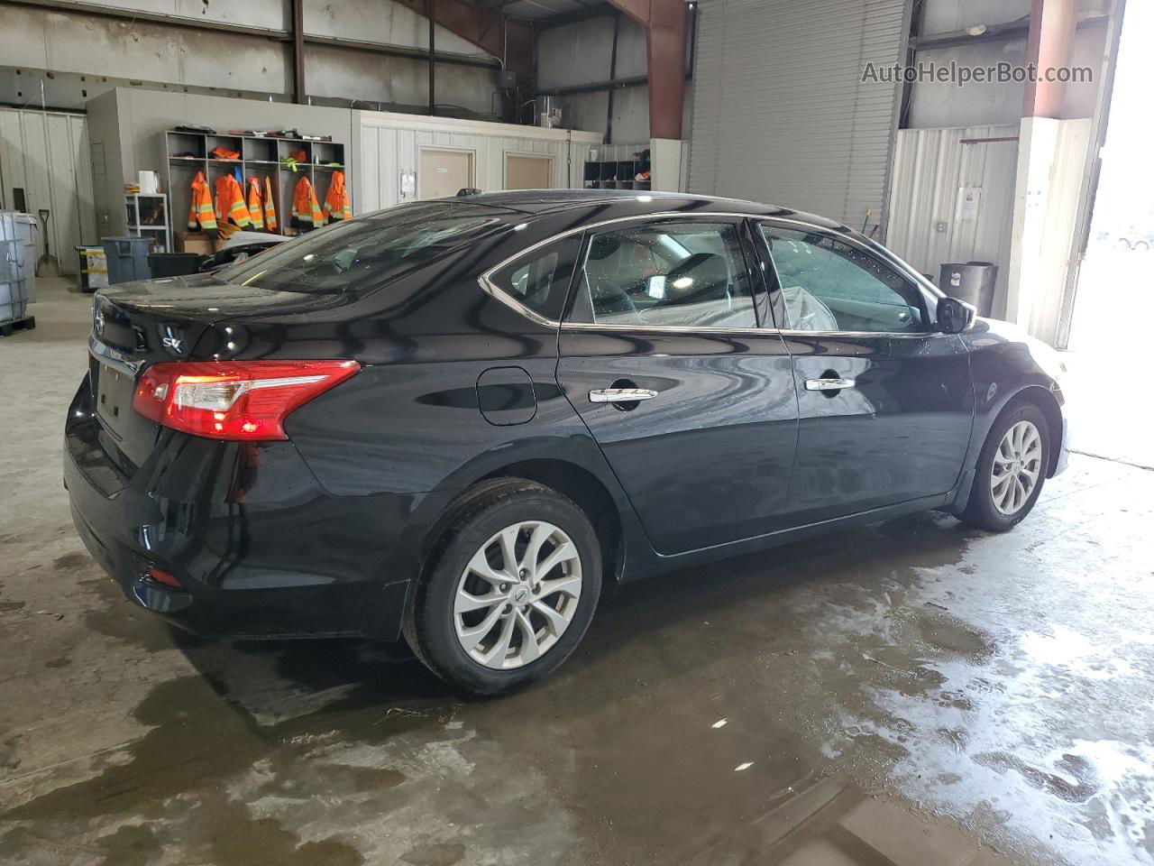 2019 Nissan Sentra S Black vin: 3N1AB7AP2KY425458