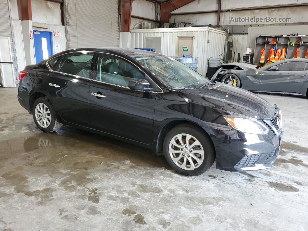 2019 Nissan Sentra S Black vin: 3N1AB7AP2KY425458