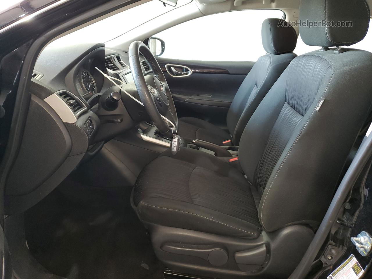 2019 Nissan Sentra S Черный vin: 3N1AB7AP2KY425458