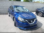 2019 Nissan Sentra Sv Синий vin: 3N1AB7AP2KY427310