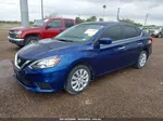 2019 Nissan Sentra S Blue vin: 3N1AB7AP2KY427985