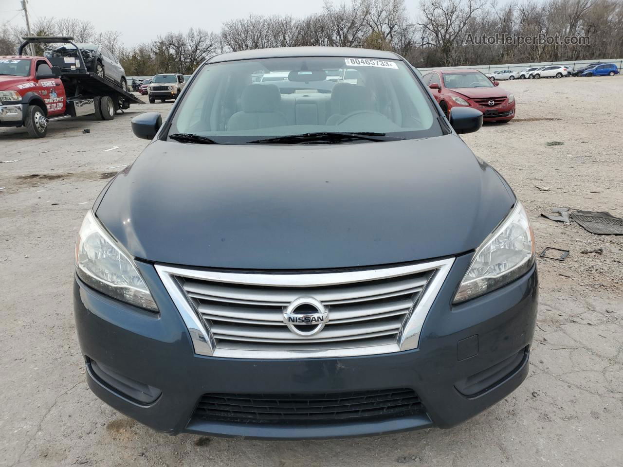 2014 Nissan Sentra S Blue vin: 3N1AB7AP3EL618851