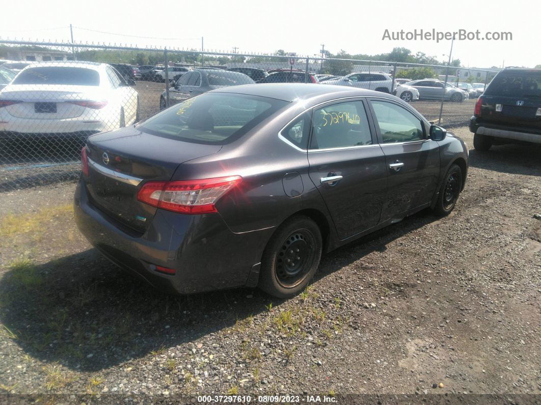 2014 Nissan Sentra S Gray vin: 3N1AB7AP3EL619031