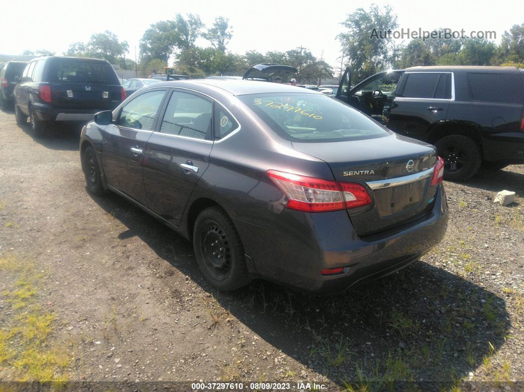 2014 Nissan Sentra S Gray vin: 3N1AB7AP3EL619031