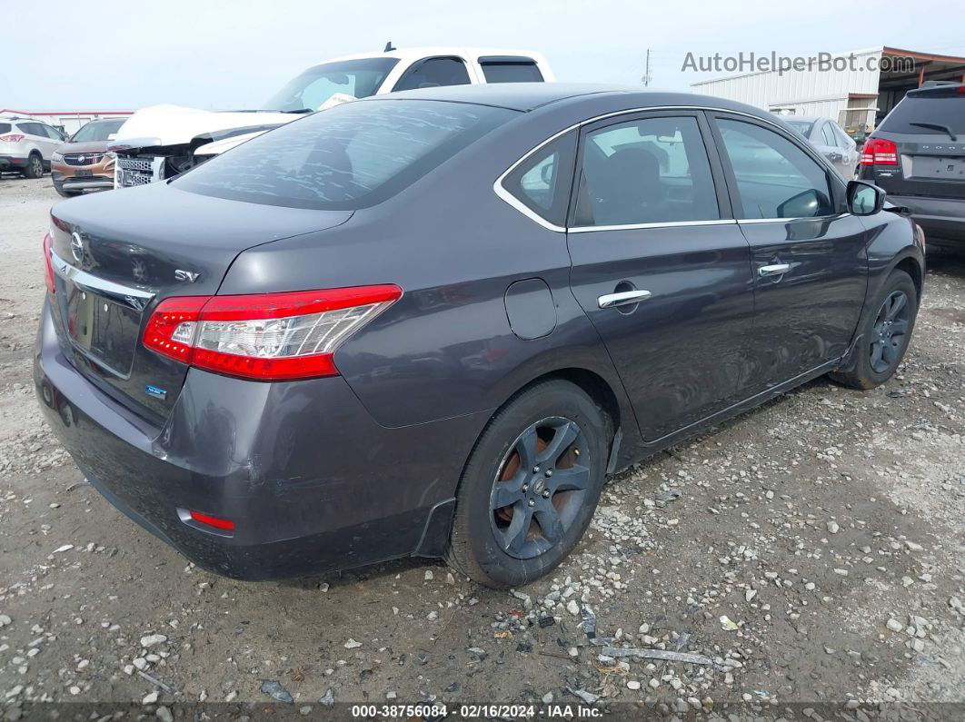 2014 Nissan Sentra Sv Серый vin: 3N1AB7AP3EL624245