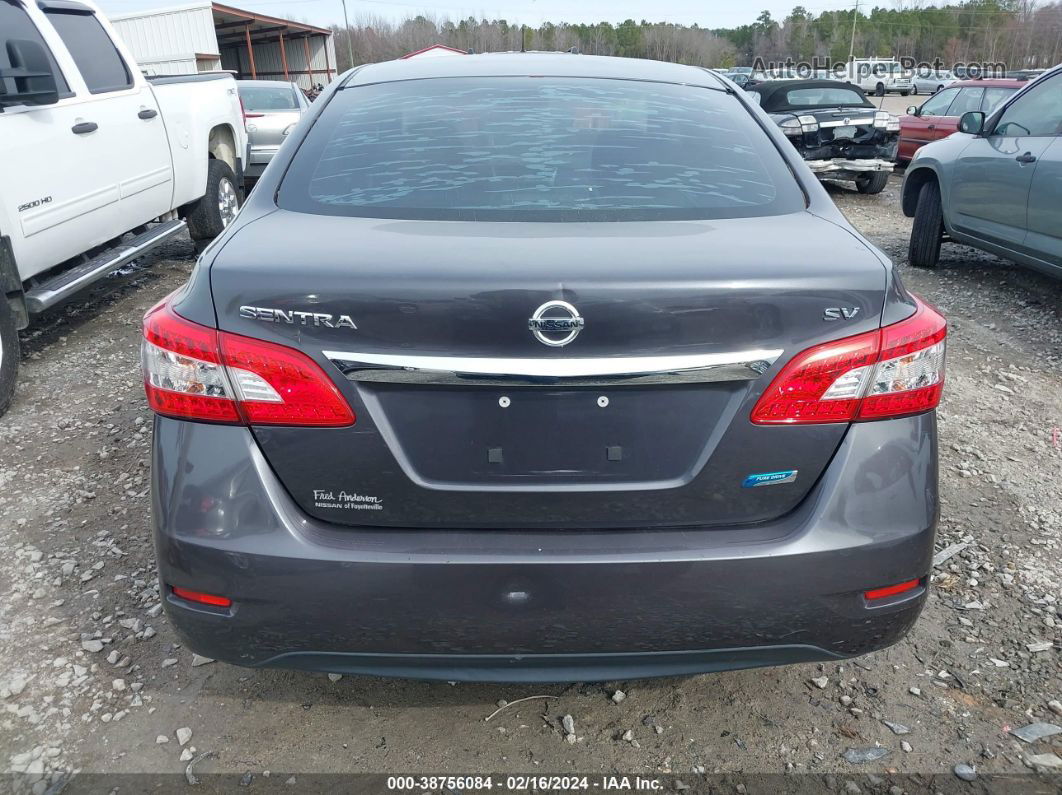 2014 Nissan Sentra Sv Gray vin: 3N1AB7AP3EL624245