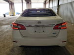 2014 Nissan Sentra S White vin: 3N1AB7AP3EL653048