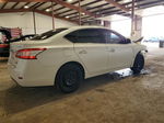 2014 Nissan Sentra S White vin: 3N1AB7AP3EL653048