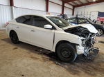 2014 Nissan Sentra S White vin: 3N1AB7AP3EL653048