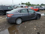 2014 Nissan Sentra S Gray vin: 3N1AB7AP3EL680542