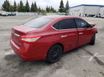 2014 Nissan Sentra S Red vin: 3N1AB7AP3EL681495