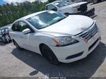 2014 Nissan Sentra S White vin: 3N1AB7AP3EL684087