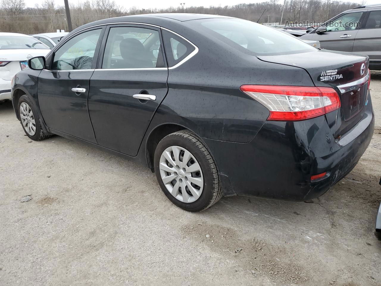 2014 Nissan Sentra S Black vin: 3N1AB7AP3EL693758