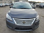 2014 Nissan Sentra S Серый vin: 3N1AB7AP3EL693999