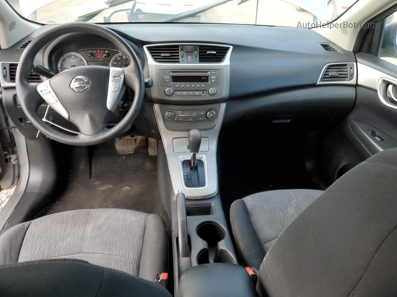 2014 Nissan Sentra S Серый vin: 3N1AB7AP3EY226228