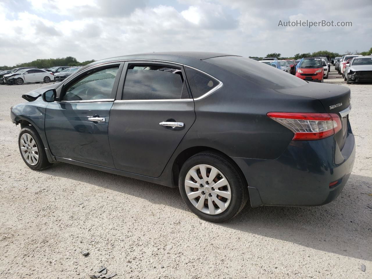 2014 Nissan Sentra S Teal vin: 3N1AB7AP3EY268446