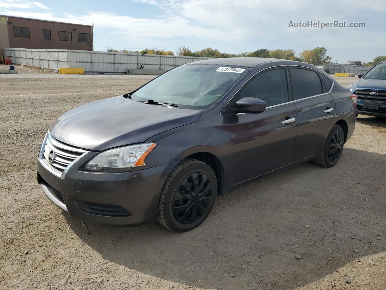 2014 Nissan Sentra S Black vin: 3N1AB7AP3EY285893