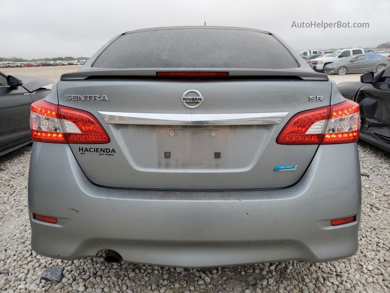 2014 Nissan Sentra S Gray vin: 3N1AB7AP3EY292441