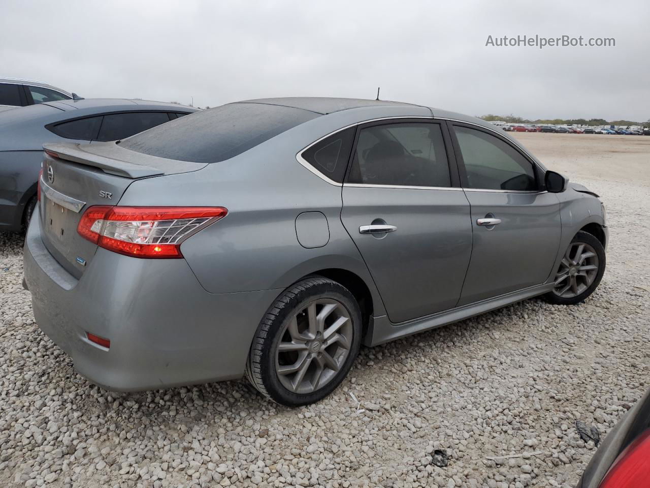 2014 Nissan Sentra S Gray vin: 3N1AB7AP3EY292441