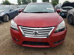 2014 Nissan Sentra S Red vin: 3N1AB7AP3EY308007