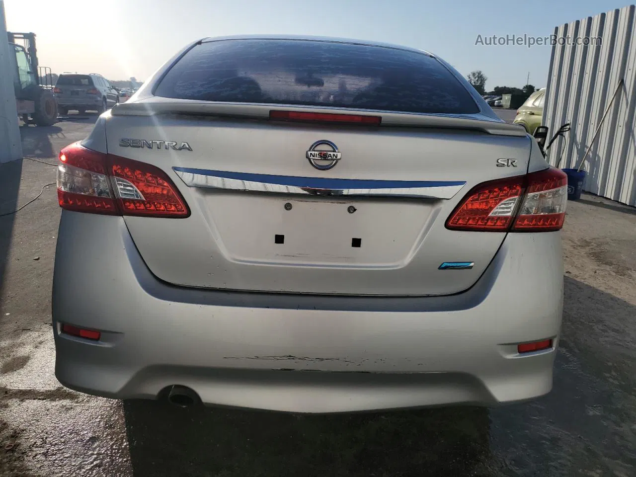 2014 Nissan Sentra S Silver vin: 3N1AB7AP3EY323218