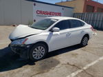 2014 Nissan Sentra S White vin: 3N1AB7AP3EY335689