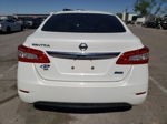 2014 Nissan Sentra S White vin: 3N1AB7AP3EY335689