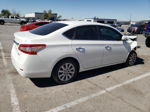 2014 Nissan Sentra S White vin: 3N1AB7AP3EY335689