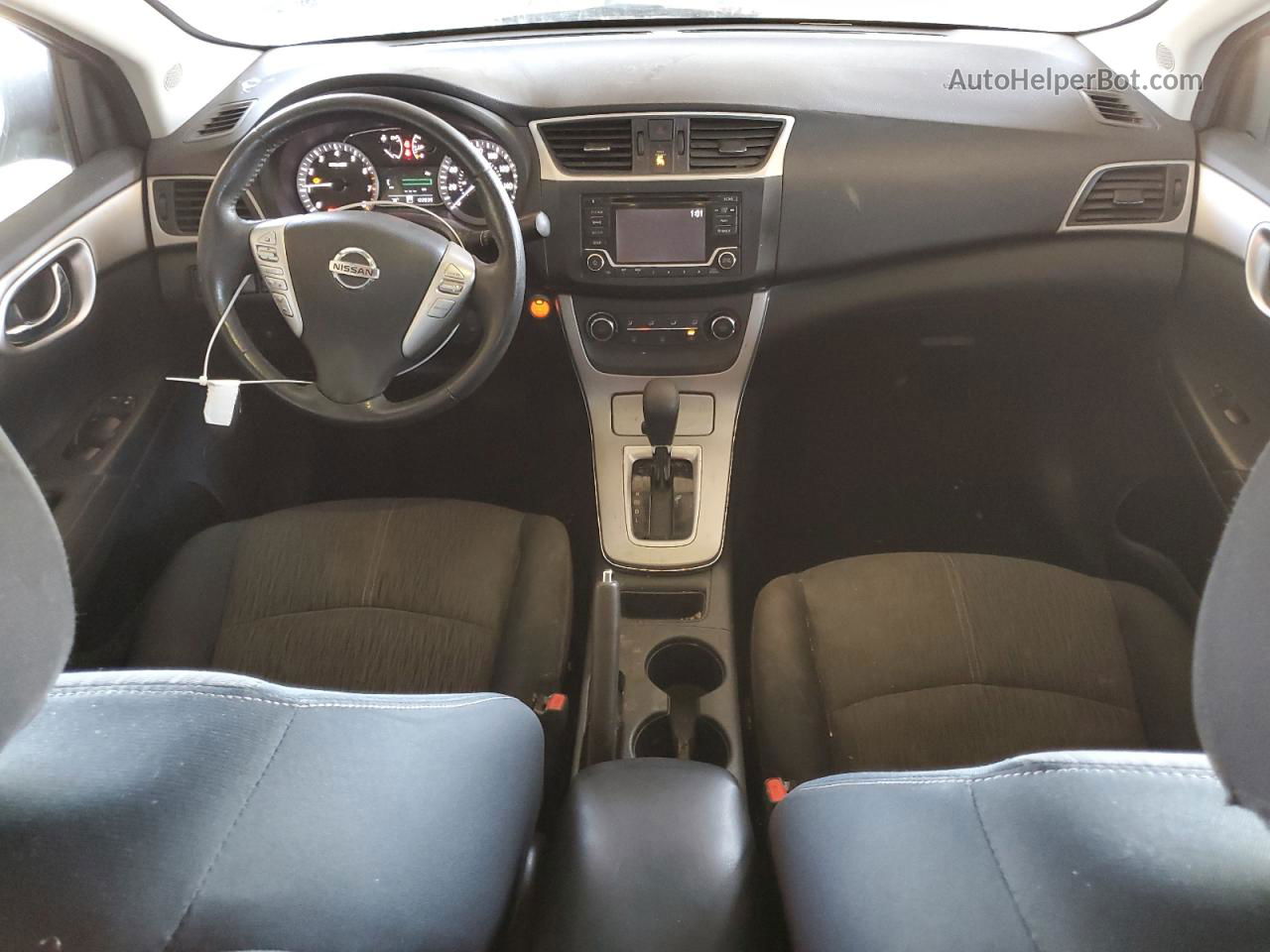 2015 Nissan Sentra S Серый vin: 3N1AB7AP3FL667971