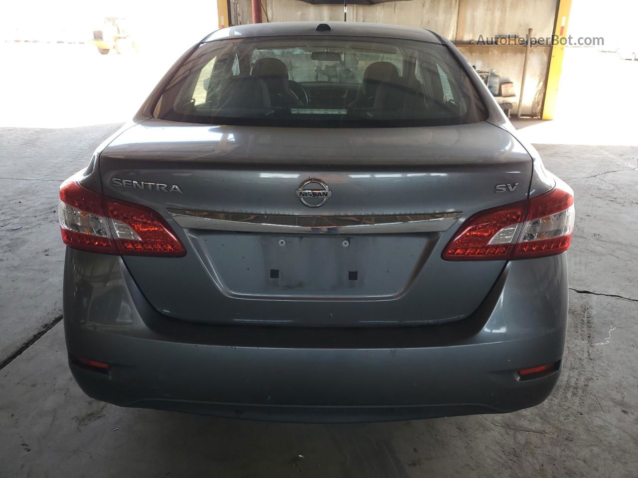 2015 Nissan Sentra S Серый vin: 3N1AB7AP3FL667971