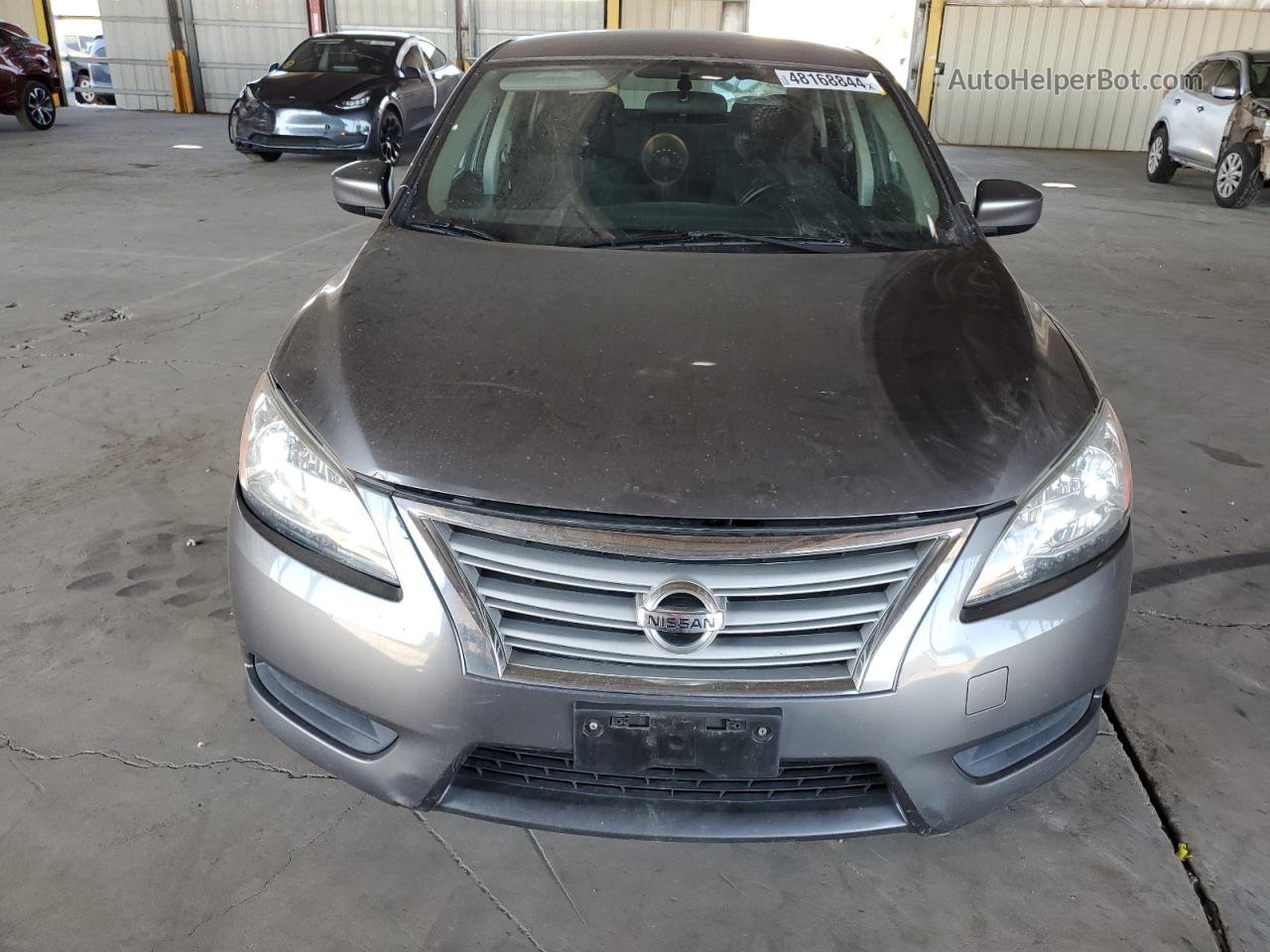 2015 Nissan Sentra S Gray vin: 3N1AB7AP3FL667971