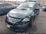 2015 Nissan Sentra Sv Blue vin: 3N1AB7AP3FY219684