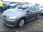 2015 Nissan Sentra Sr Gray vin: 3N1AB7AP3FY276595