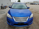 2015 Nissan Sentra S Синий vin: 3N1AB7AP3FY287371