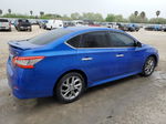 2015 Nissan Sentra S Blue vin: 3N1AB7AP3FY287371