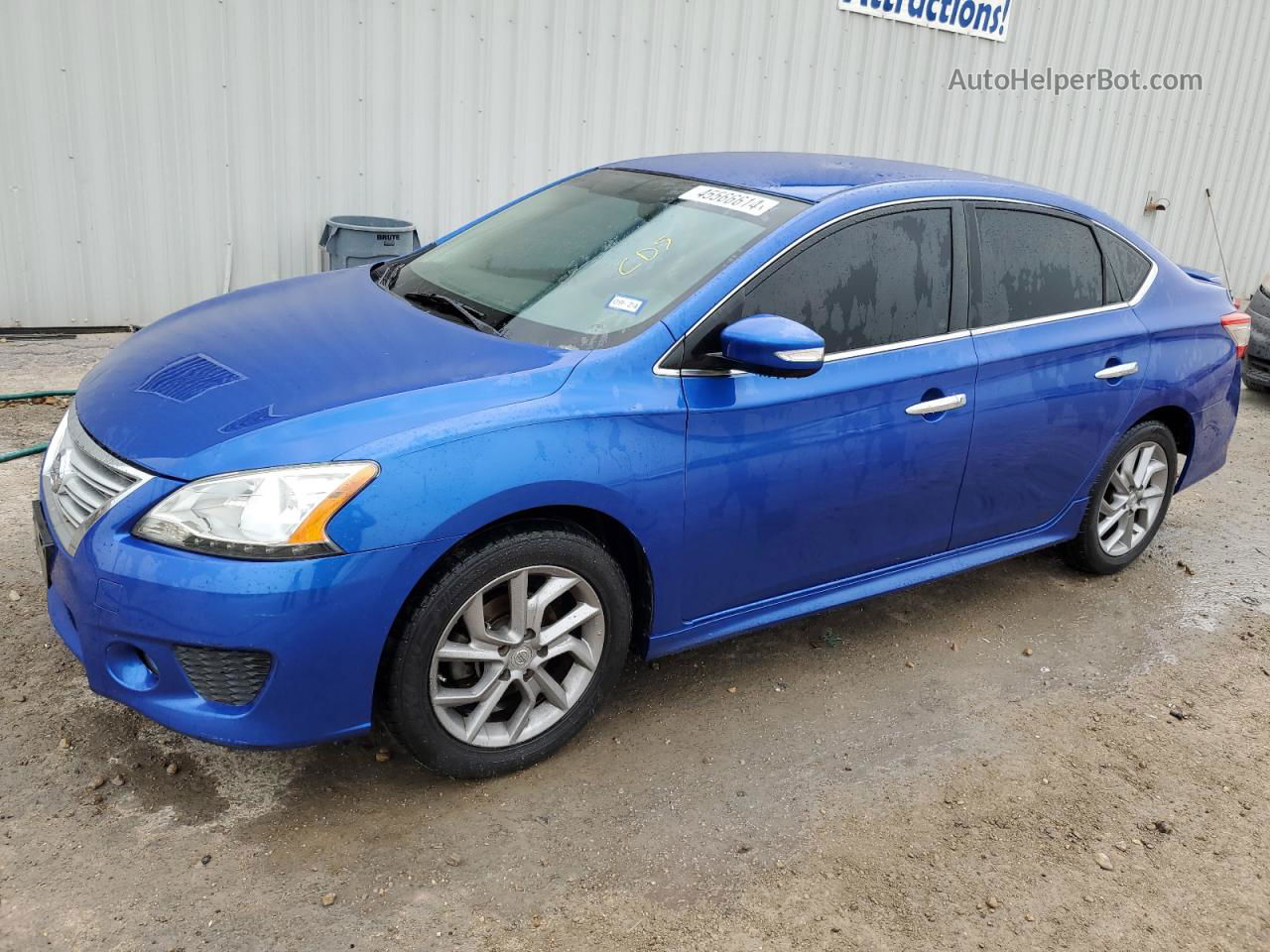 2015 Nissan Sentra S Blue vin: 3N1AB7AP3FY287371