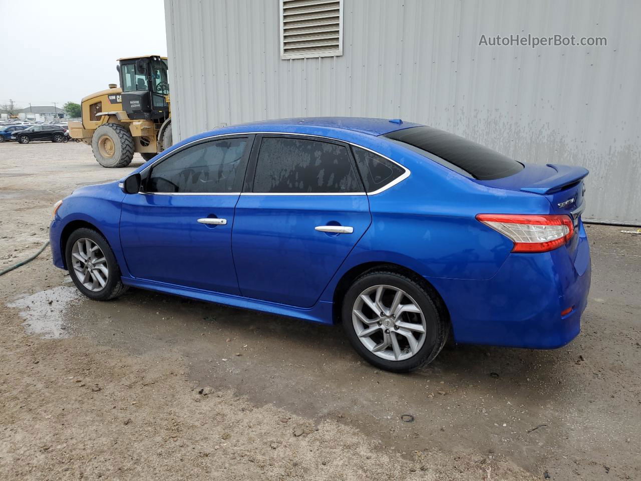 2015 Nissan Sentra S Синий vin: 3N1AB7AP3FY287371